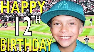 ⚾️KID'S FIRST MAJOR LEAGUE BASEBALL GAME 🎂 Happy 12th Birthday Tayden 🎉