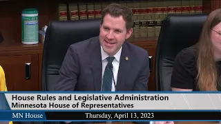 House Rules and Legislative Administration Committee 4/13/23