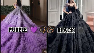 PURPLE 💜 V's BLACK 🖤# who is your favourite in both 💜 🖤
