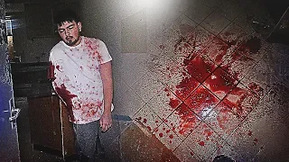 A MAN CUT MY ARM OFF! I NEARLY DIED!!! Exploring HAUNTED ABANDONED LAB!!