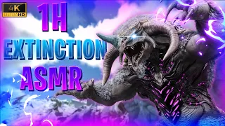 1 Hour EXTINCTION ASMR! | Ambience - Relaxation - Dinosaur Noises - Raining | Ark Survival Evolved