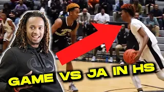 FACING JA MORANT in High School | Jacor Nelson gives an INSIDE LOOK.