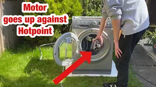 Hotpoint Smart Tech WMFUG742 washing machine || Motor V Hotpoint