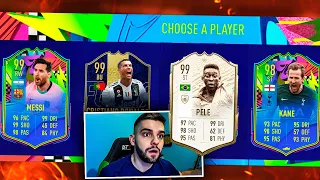 195 FUT DRAFT!! OS MELHORES DRAFTS DO MUNDO!! FIFA 21 vs DRAFT RETRO!!