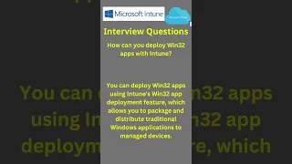 How can you deploy Win32 apps with Intune