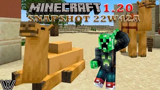 MINECRAFT 1.20: PROBANDO LA SNAPSHOT 22W42A