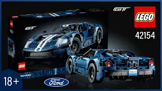LEGO® Technic™ 2022 Ford GT (42154)[1466 pcs] Speed Build @TopBrickBuilder18plus