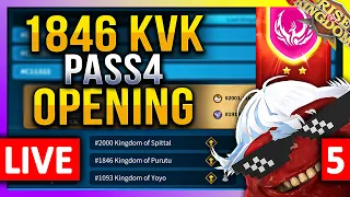 1846 KVK: Pass4 Opening 🔥🔥🔥 LIVE! 🔴 C11322 1093 2000 2001 1671 1916
