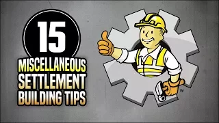 15 Miscellaneous Settlement Building Tips 👷 Fallout 4 No Mods Shop Class