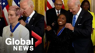 Presidential Medal of Freedom: Simone Biles, late John McCain among 17 recipients | FULL