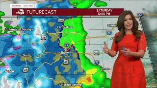 Soaking rains in Denver this weekend, winter storm warnings in mountains