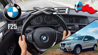 2013 BMW X3 2.0d 184HP F25 (135kW) POV 4K [Test Drive Hero] #80 ACCELERATION, ELASTICITY & DYNAMIC
