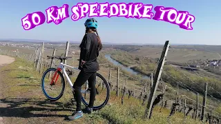 Ich bin dann mal weg 🤭 50km Speedbike Tour bei 💣Wetter