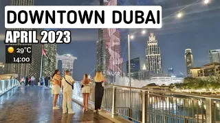 Dubai Night Walk 4K | Downtown Dubai | Burj Khalifa | United Arab Emirates 🇦🇪