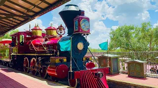 Walt Disney World Railroad 2023 Complete Ride in 4K - Magic Kingdom Walt Disney World