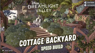 Cottage Backyard Disney Dreamlight Valley Speed Build