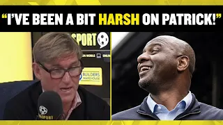 Former Crystal Palace owner Simon Jordan admits he's been TOO HARSH on Patrick Viera 😯