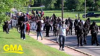 Tensions in Tulsa on 100th anniversary of 1921 race massacre l GMA