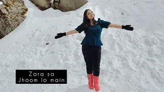 Zara Sa Jhoom Loon Main | DDLJ | Ishita Saha | Snow Special | SRK Kajol | #Shorts