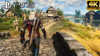 THE WITCHER 3 Next Gen Upgrade PS5 Gameplay 4K 60FPS