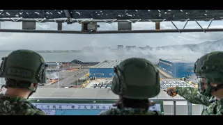 20230727 總統視導「漢光 39 號演習—第三作戰區聯合反登陸作戰演練」