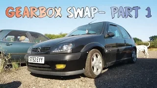 CITROEN SAXO VTS Gearbox Change (Part1) 🍑