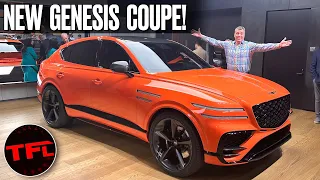 The Genesis GV80 Coupe Concept Takes the Fight to the Germans With an BMW X6 Rival That's NOT an EV!