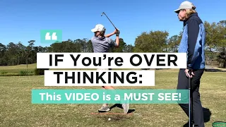 STOP OVER THINKING! Watch this Video for PEAK PERFORMANCE! #andrewemerygolf #golftips #golflesson