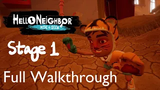 Hello Neighbor : Hide and Seek | Stage 1 | Collecting all Toys!