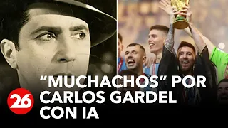 “Muchachos” por Carlos Gardel: así es la increíble versión creada por Inteligencia Artificial