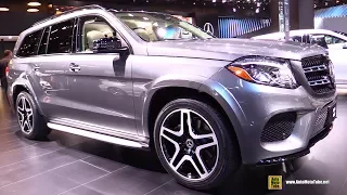 2018 Mercedes GLS550 4Matic - Exterior and Interior Walkaround - 2018 Detroit Auto Show