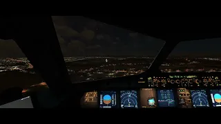 Night & LANDING 🛬 STUNNING Madrid! Vueling A320 #msfs2020