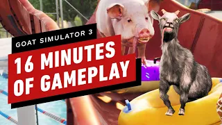 Goat Simulator 3 - 16 Minutes of Gameplay