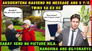 AKSIDENTENG NAGSEND NG MESSAGE ANG 5 Y/0 TWINS SA EX KO, SABAY SEND NG PICTURE NILA.NANGHINA ANG…