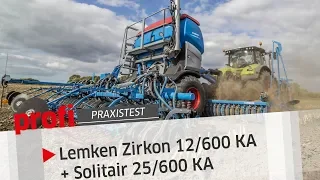 Lemken-Bestellkombination mit Zirkon 12/600 KA und Solitair 25/600 KA | profi #Praxistest