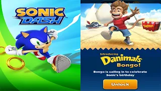 Sonic Dash - BONGO - New Character Unlocked Update - Fully Upgraded All Characters Unlocked Gameplay