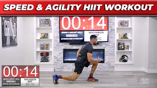 Speed & Agility HIIT Follow Along Workout! (No Equipment Needed)