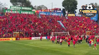 MUNICIPAL Y SU GENTE 🔴 EL ROJO CELEBRA CON SU AFICIÓN EN EL TRÉBOL 🏆