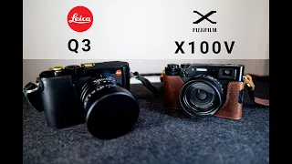 Leica Q3 replaces Fuji X100V?! #fujifilm #leica #q3 #x100v