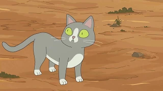 El lado oscuro del gato (Rick y jerry ven los recuerdos del gato) [HD]