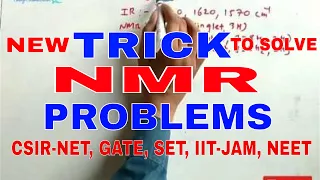 TRICK TO SOLVE NMR PROBLEM IN JUST MINUTE| COMPLETE SOLUTION-Revised edition in hindi.