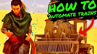 How To AUTOMATE TRAINS in Scorched Earth on Ark Survival Ascended!!!