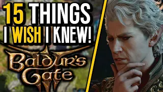 15 Things I Wish I Knew Before Playing Baldur's Gate 3!