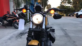Onyx Moto / 2019 Harley Davidson 883 Iron / Cobra Exhaust Sound Clip