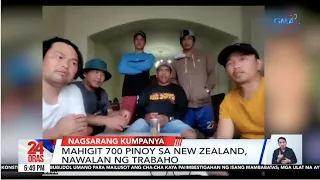 Mga Pinoy sa New Zealand, nawalan ng trabaho!