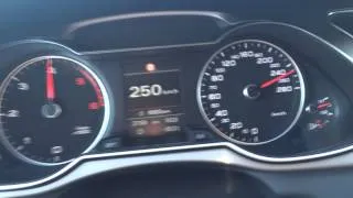 Audi A4 2.0 TDI 2013 (Top speed trial) 254 km/h - Fatih Çakır (AD&AD)