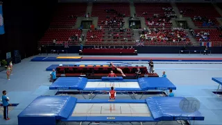 NAKURA Saori (JPN) - 2017 Trampoline Worlds, Sofia (BUL) - Qualification Trampoline Routine 2