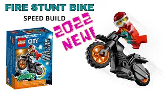 LEGO 60311 City Fire Stunt Bike 2022 New Speed Build Review