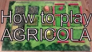 How to play Agricola