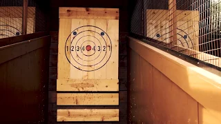 Axe Throwing at the Winchester Mystery House